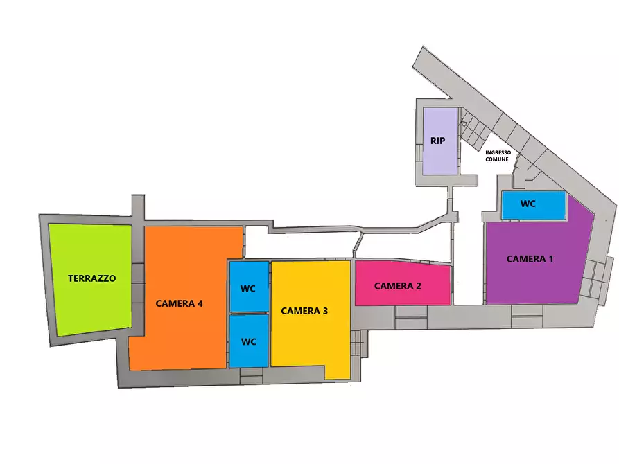 Immagine 18 di Quadrilocale in vendita  in Salita Truglio a Amalfi