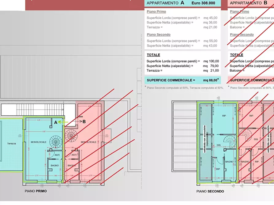 Immagine 4 di Trilocale in vendita  a San Benedetto Del Tronto