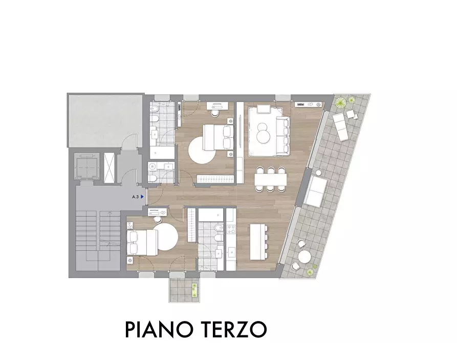 Immagine 21 di Trilocale in vendita  in Via Vesco 39 a San Remo