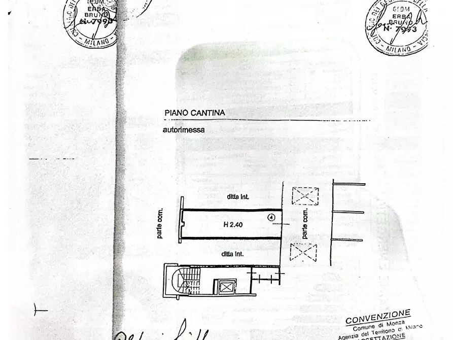 Immagine 63 di Trilocale in vendita  in Via Catalani 1 a Monza