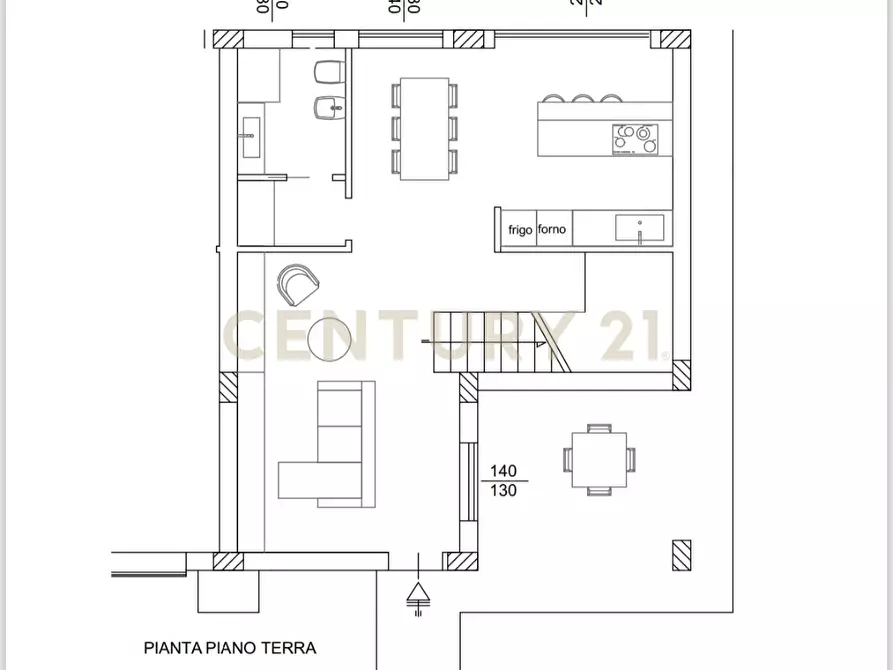 Immagine 5 di Villa in vendita  in Via Stazzone a Aci Sant'antonio