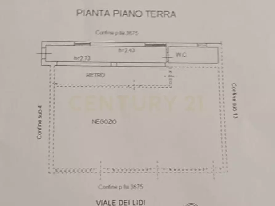 Immagine 14 di Locale commerciale in vendita  in Viale dei Lidi a Siracusa