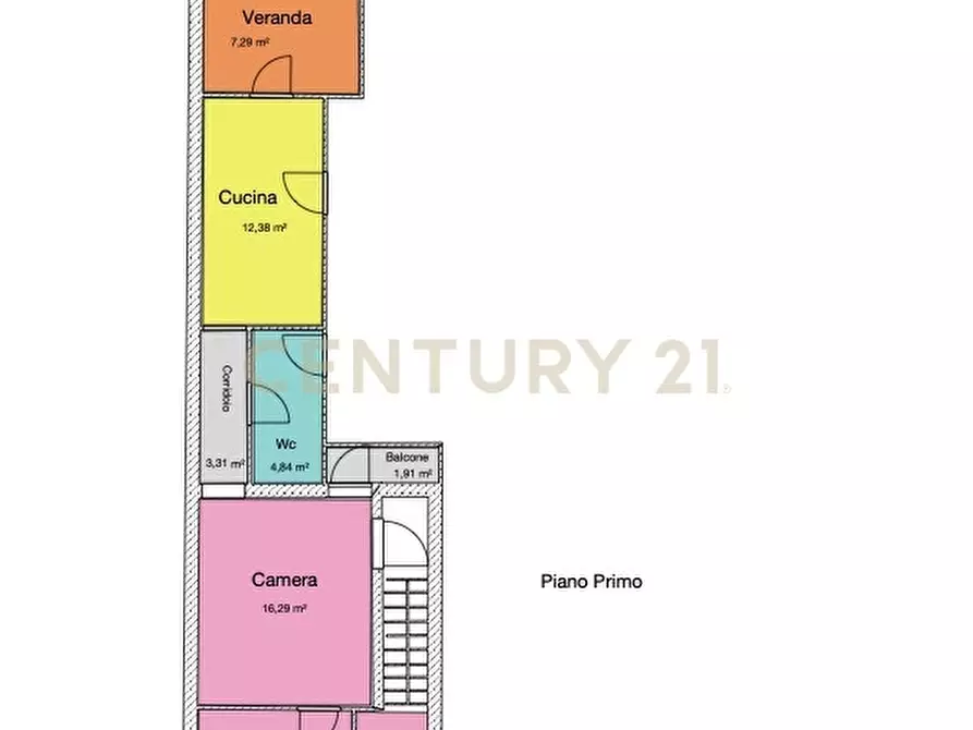 Immagine 20 di Porzione di casa in vendita  in Via Stagno 67 a Catania