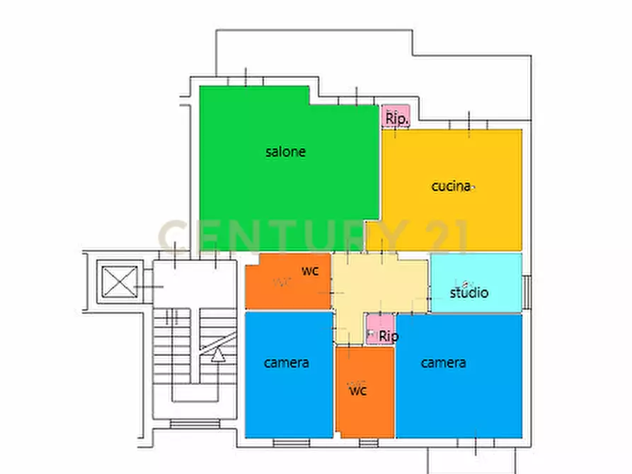 Immagine 32 di Quadrilocale in vendita  in Via Fondo Buccheri 10 a Monreale