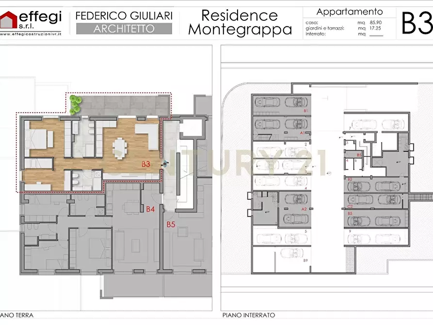 Immagine 14 di Trilocale in vendita  in Via Monte Grappa a Belfiore
