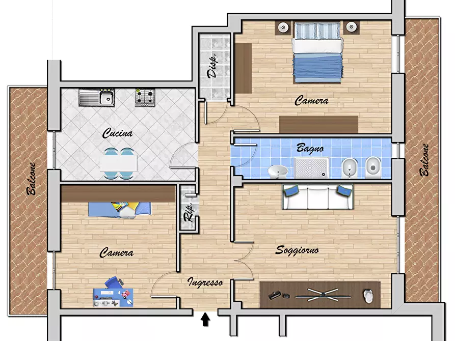 Immagine 37 di Trilocale in vendita  in Via Giovanni Battista Torre 5 a Genova