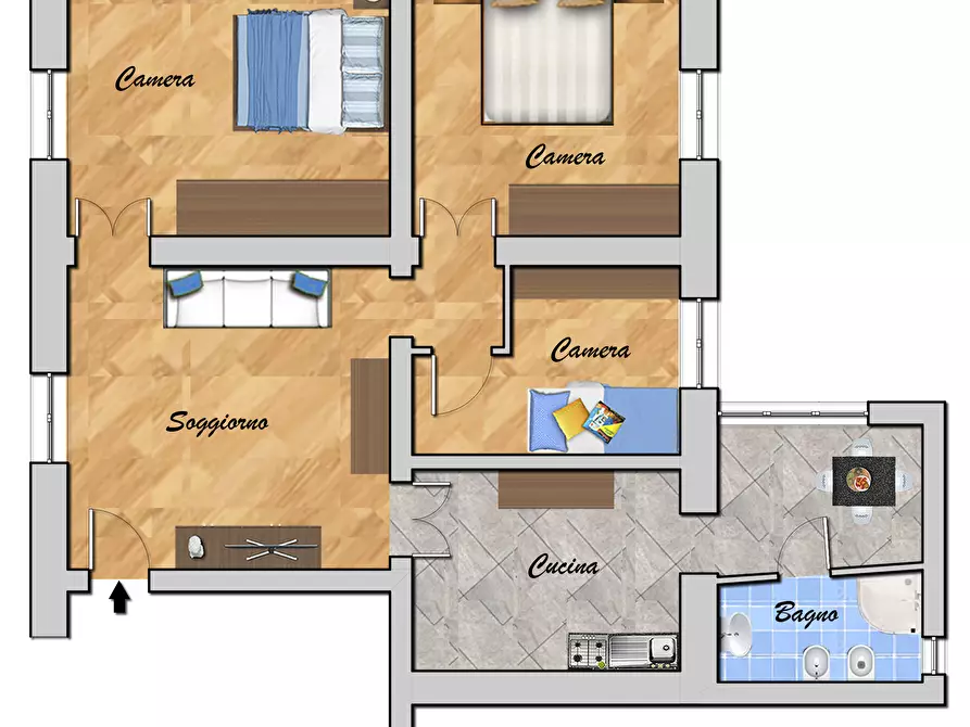 Immagine 32 di Quadrilocale in vendita  in Via Chiaravagna 5 a Genova