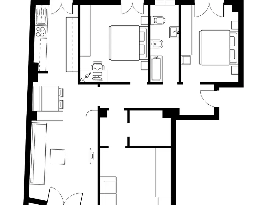Immagine 21 di Quadrilocale in vendita  in Via Zeffiro Massa 174 a San Remo