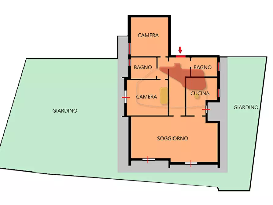 Immagine 36 di Trilocale in vendita  in Strada Bonmoschetto 8 a San Remo