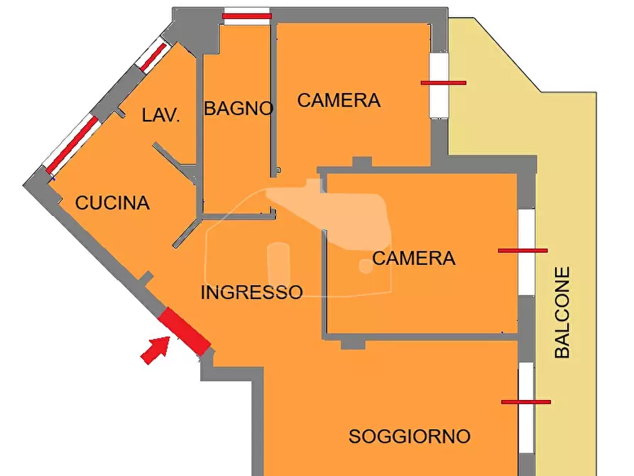 Immagine 25 di Trilocale in vendita  in Corso degli Inglesi 533 a San Remo