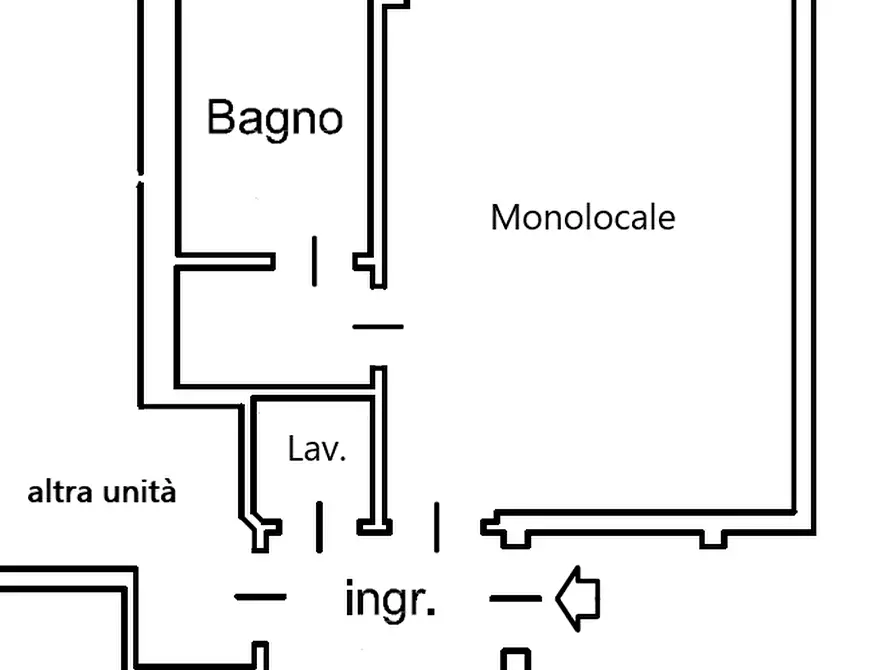 Immagine 20 di Monolocale in affitto  in Via Sannio 5 a Milano