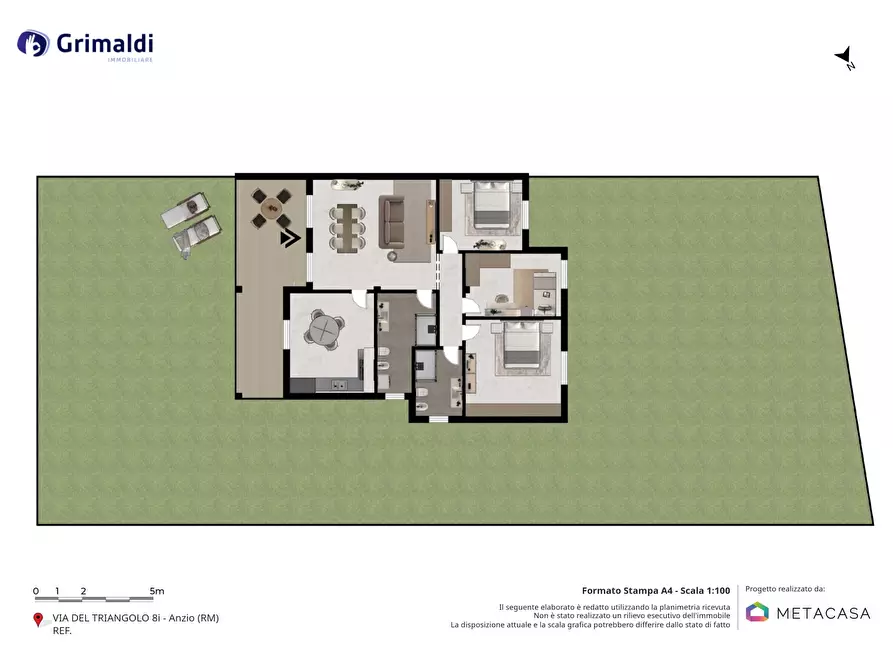 Immagine 22 di Casa bifamiliare in vendita  in Via del Triangolo 8 a Anzio