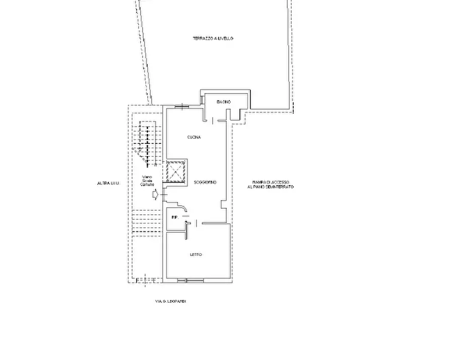 Immagine 13 di Bilocale in vendita  in Viale G. Leopardi 33 a Lecce