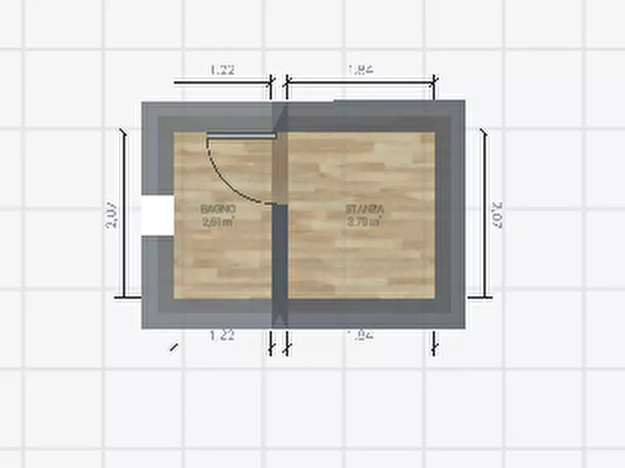 Immagine 37 di Porzione di casa in vendita  a Cesena