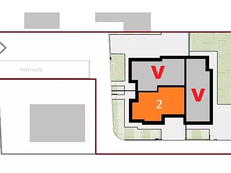 Immagine 2 di Villetta a schiera in vendita  a Rovigo