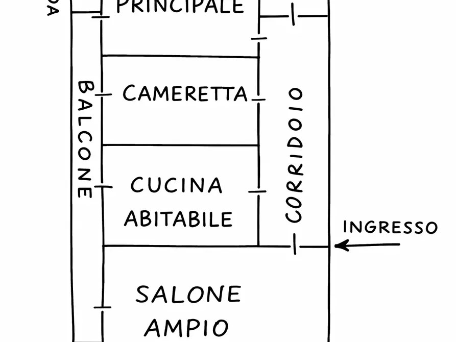 Immagine 24 di Trilocale in vendita  in Via Italia a Siracusa