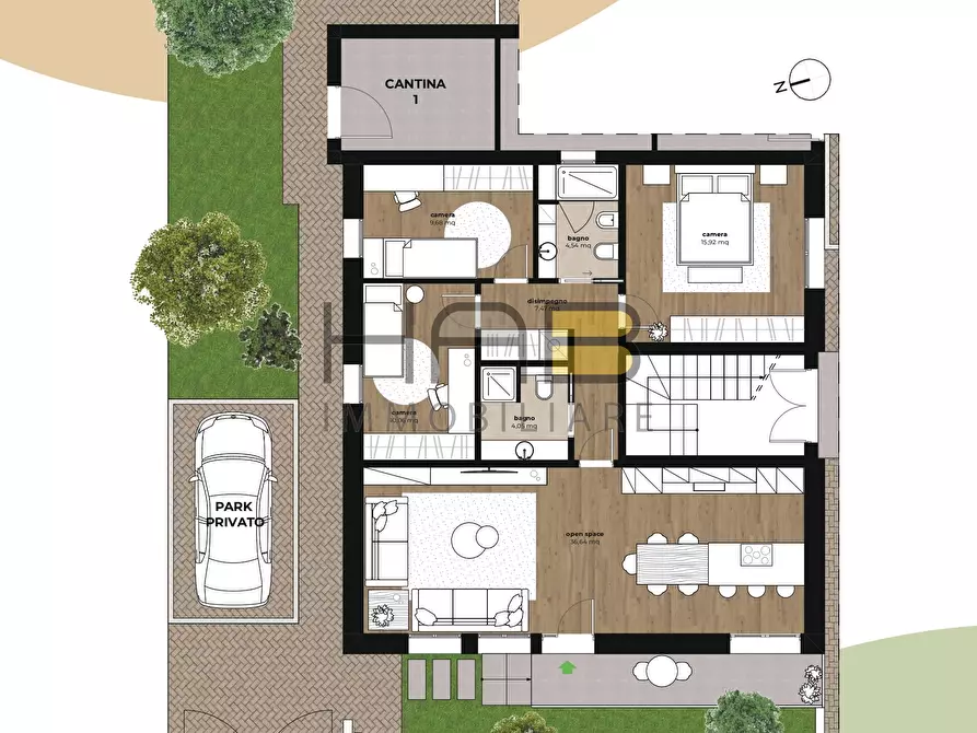 Immagine 3 di Appartamento in vendita  in Via San Giuseppe Cottolengo 6 a Padova