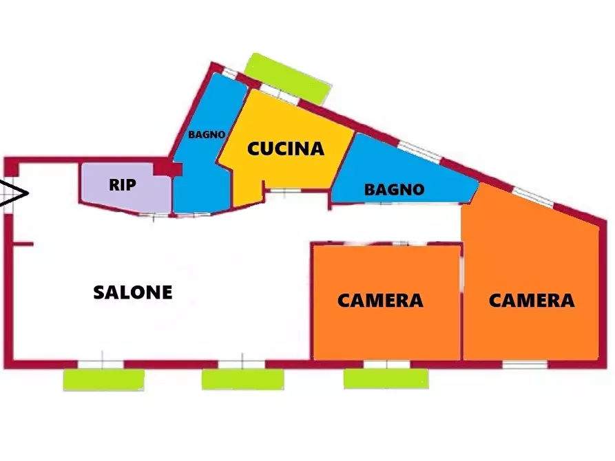 Immagine 17 di Trilocale in vendita  in Corso Giuseppe Garibaldi a Salerno