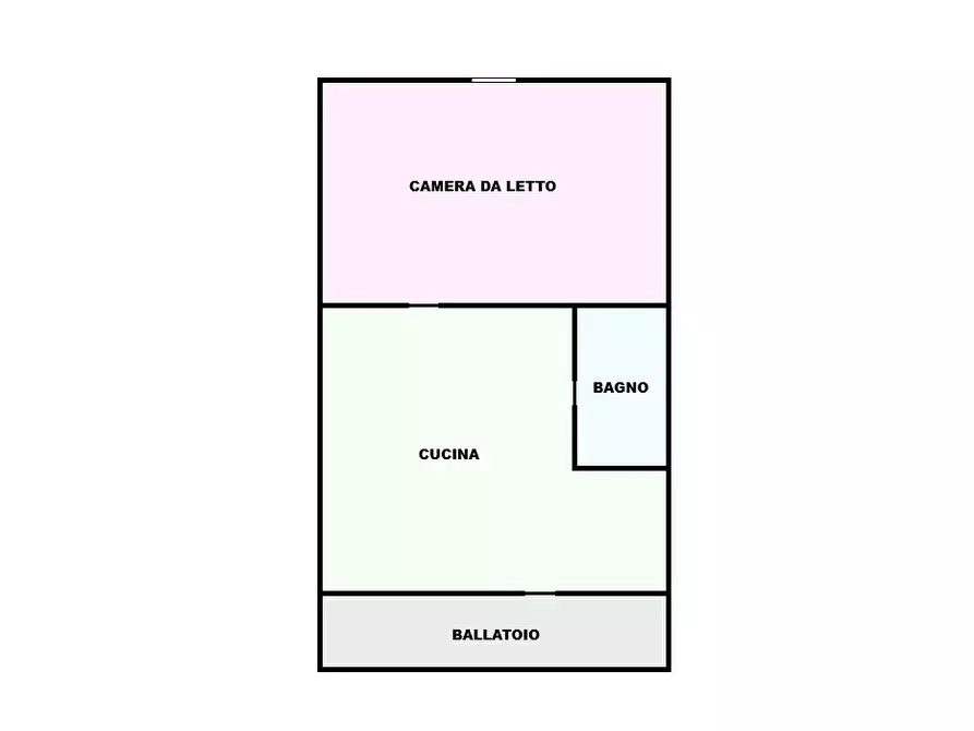 Immagine 16 di Bilocale in vendita  in Via Elvo 12 a Torino