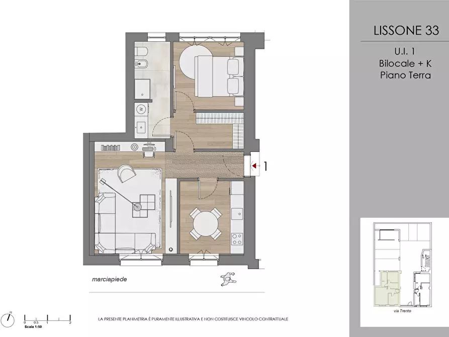 Immagine 24 di Bilocale in vendita  in Via Trento 33 a Lissone
