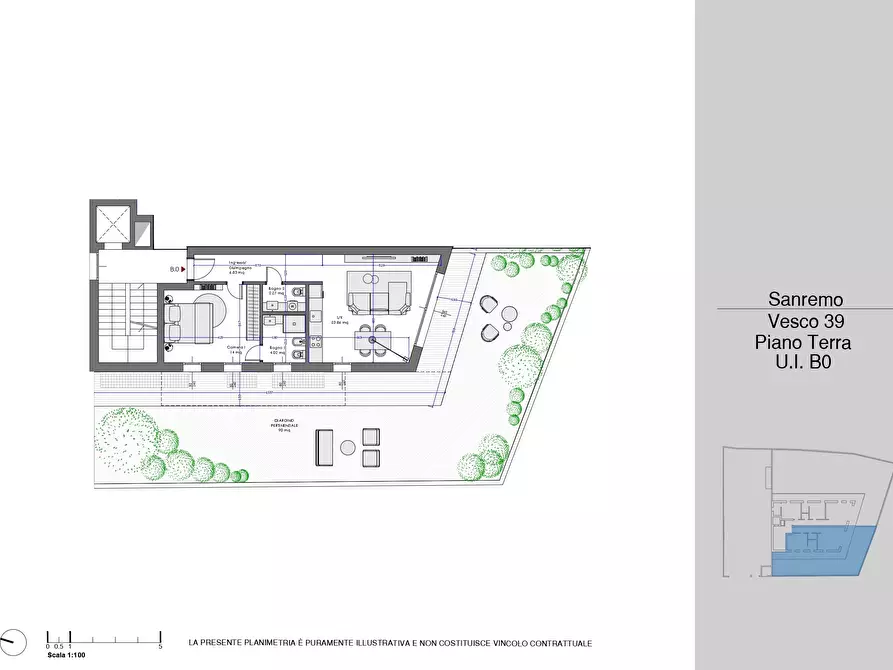 Immagine 18 di Bilocale in vendita  in Via Vesco 39 a San Remo