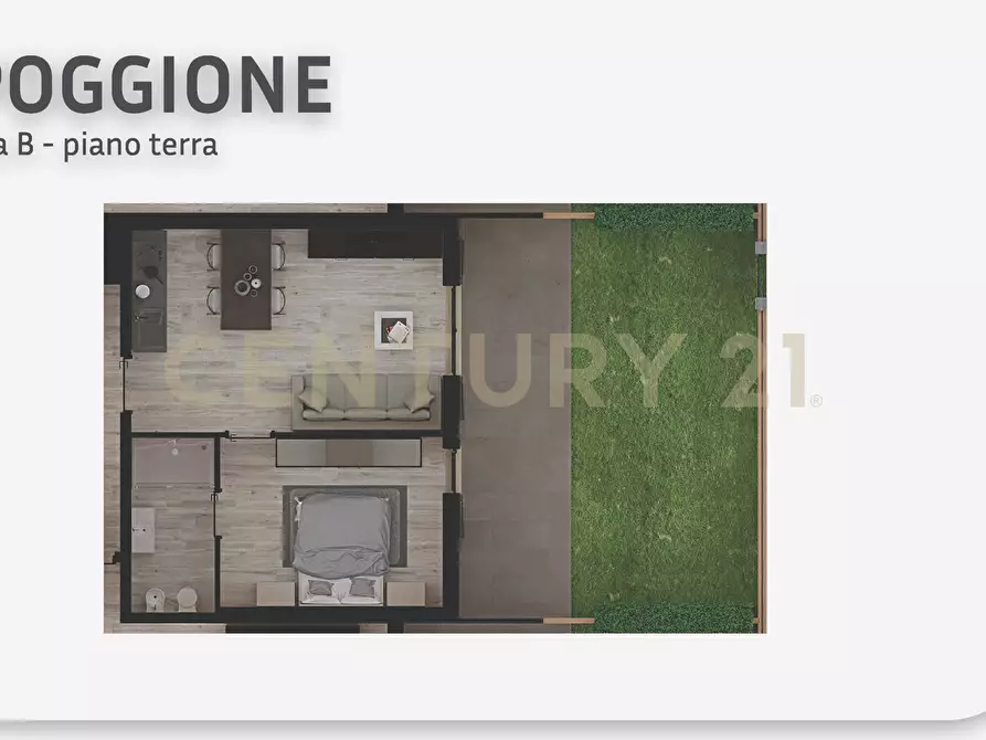 Immagine 2 di Bilocale in vendita  in Via Brasile 28 a Grosseto