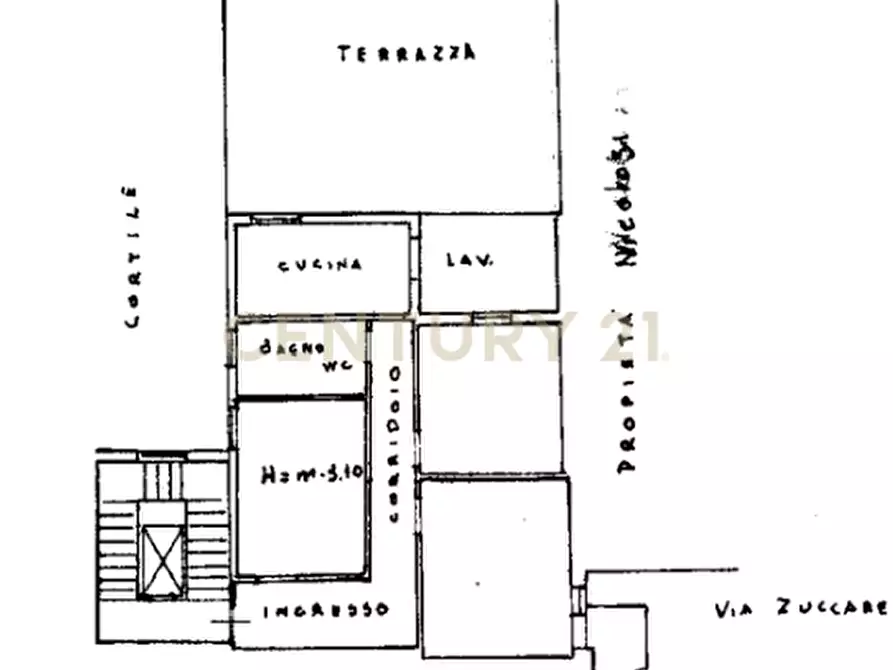 Immagine 38 di Trilocale in vendita  in Via Zuccarelli 70 a Catania