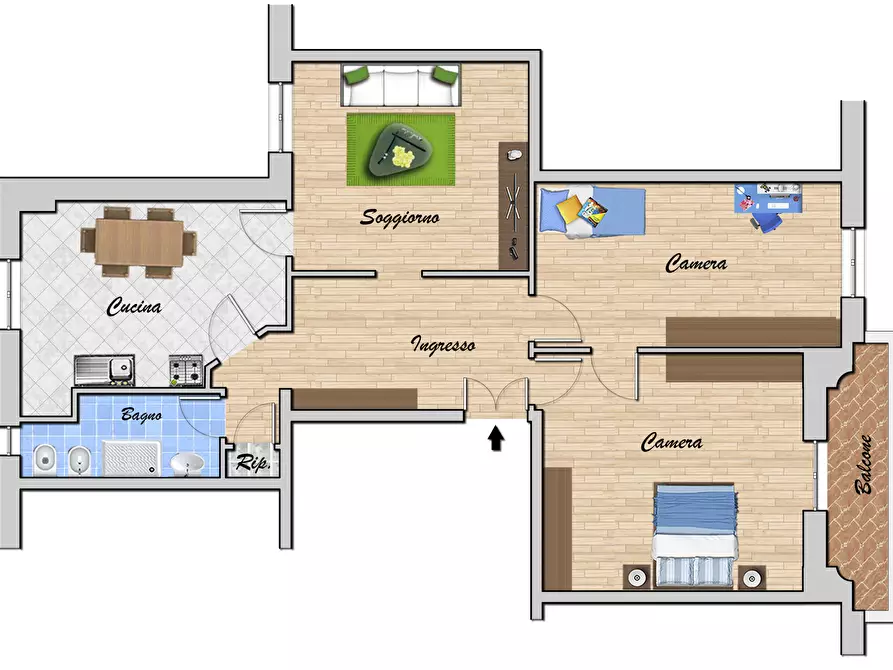 Immagine 35 di Trilocale in vendita  in Via Caterina Rossi 2 a Genova