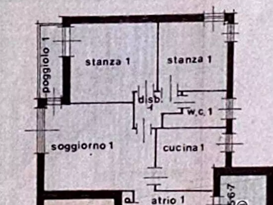 Immagine 15 di Quadrilocale in affitto  a Trento