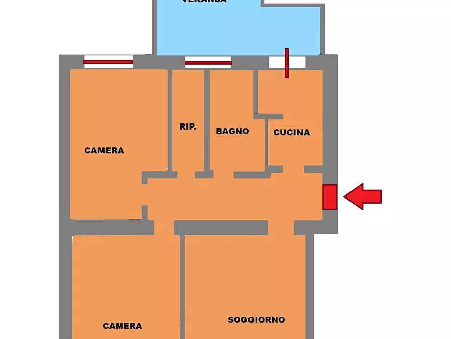 Immagine 24 di Trilocale in vendita  in Via Padre Semeria 88 a San Remo