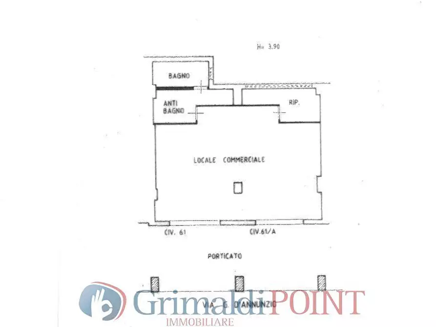 Immagine 16 di Locale commerciale in affitto  in Via G. D'Annunzio 61 a Lecce