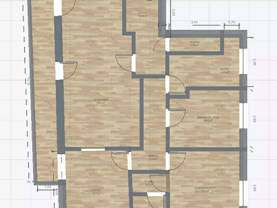 Immagine 33 di Porzione di casa in vendita  in Via Santa Lucia 41 a Verghereto