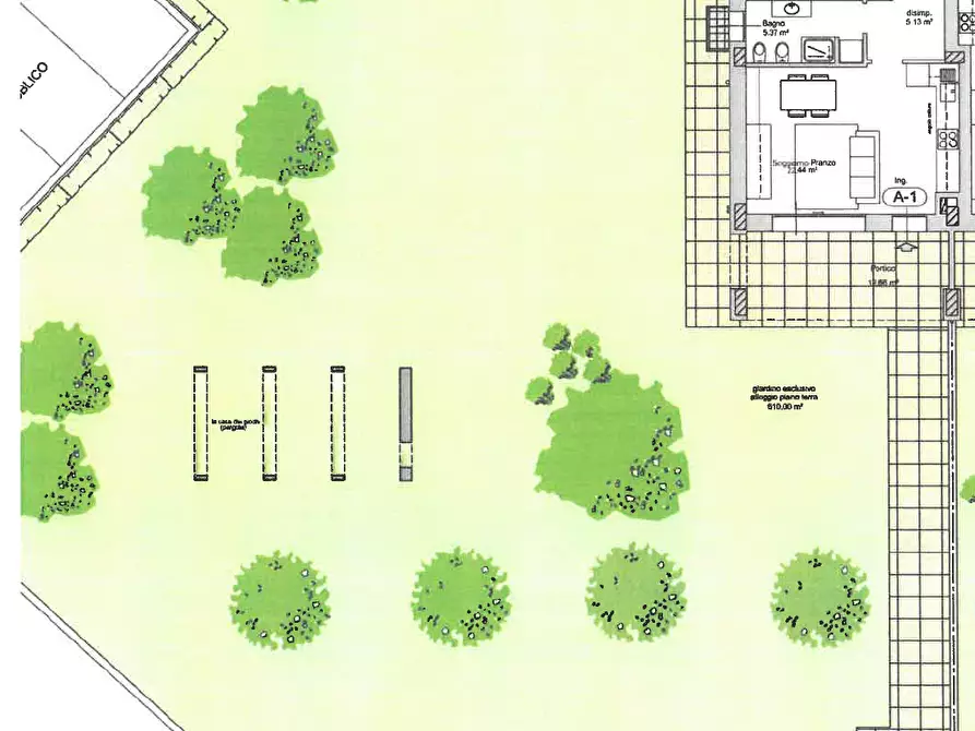Immagine 6 di Trilocale in vendita  in Via Ferrara a Cesena