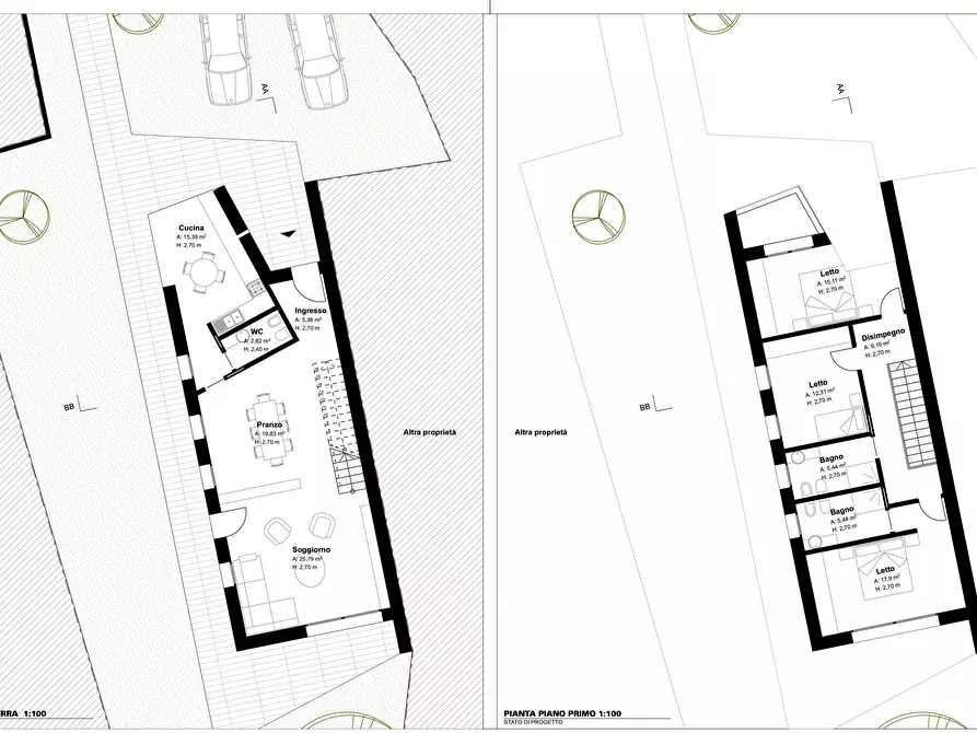 Immagine 5 di Porzione di casa in vendita  a Villadose