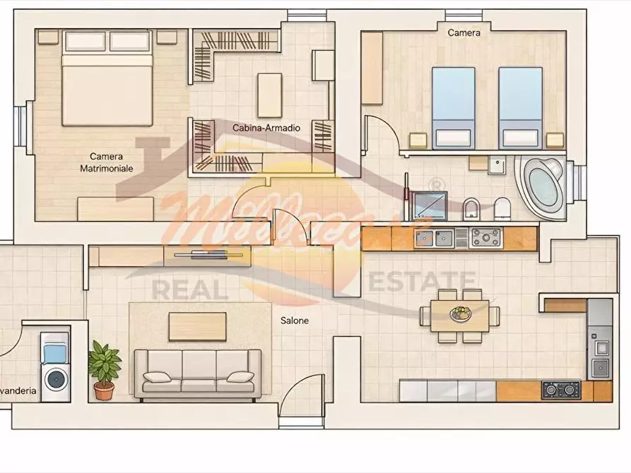 Immagine 25 di Quadrilocale in vendita  in VIA LAZIO a Siracusa