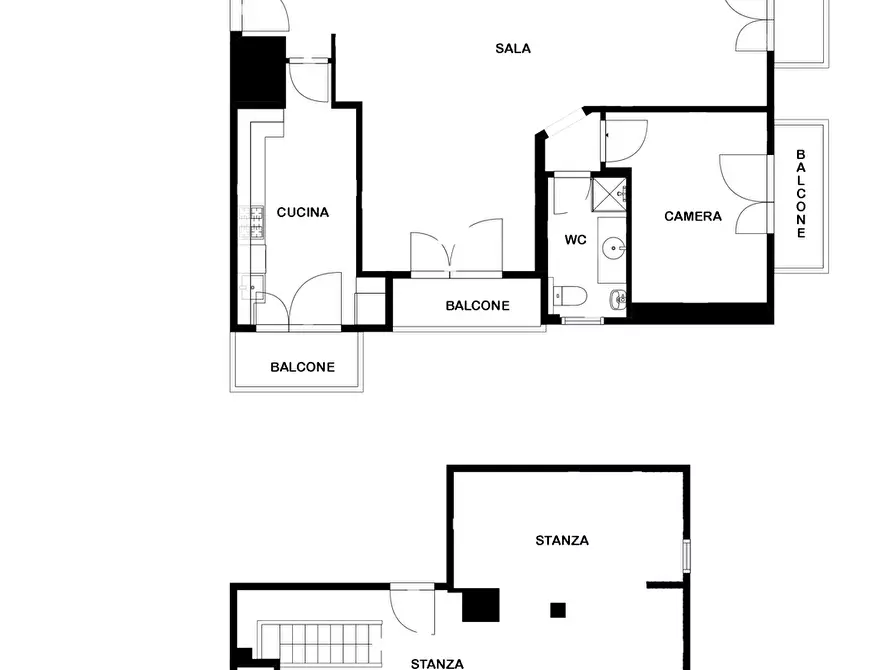 Immagine 42 di Attico in vendita  in Via Roma a San Bartolomeo Al Mare