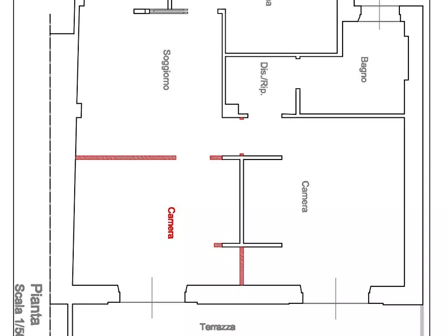 Immagine 18 di Trilocale in vendita  a Sarzana