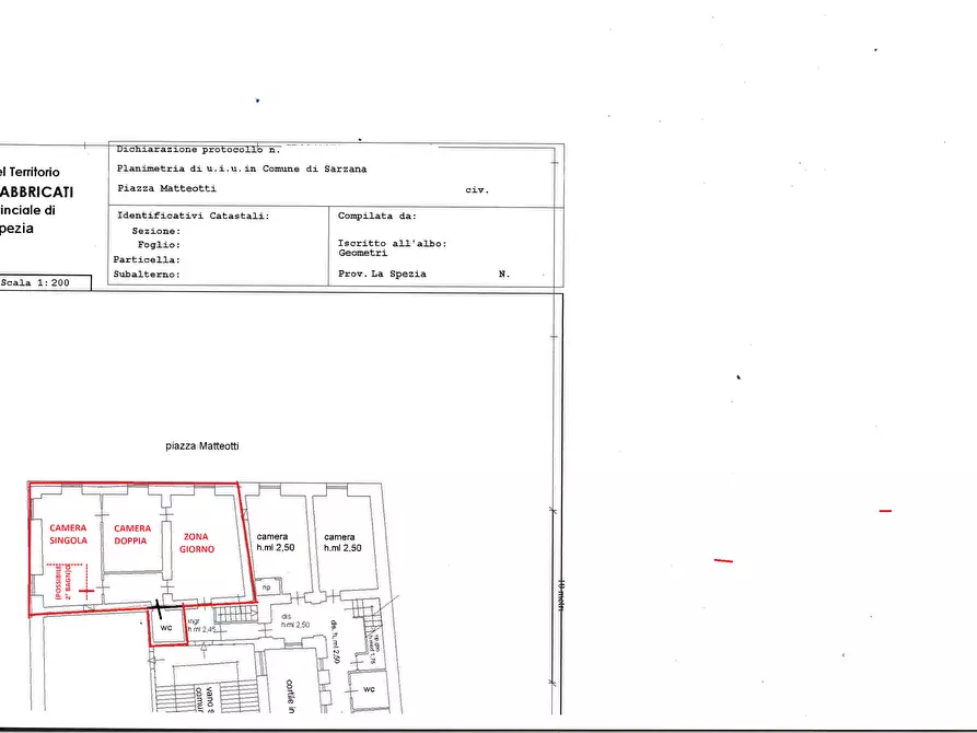 Immagine 24 di Quadrilocale in vendita  a Sarzana