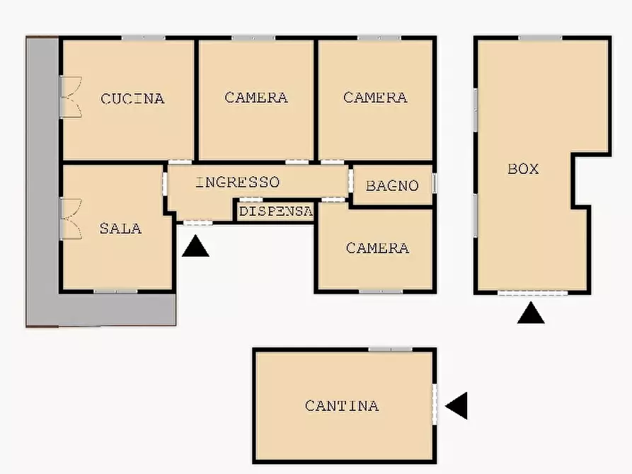 Immagine 36 di Pentalocale in vendita  in via Brodolini 13 a Sant'olcese