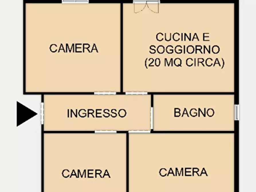 Immagine 1 di Quadrilocale in vendita  in Via villa berrone 13 a Campomorone