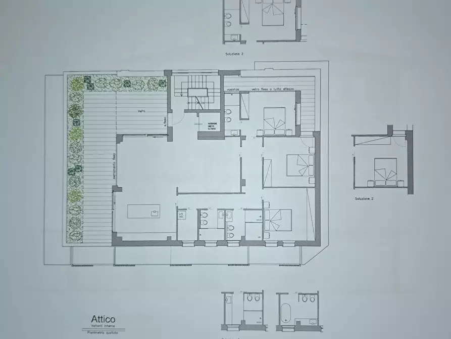 Immagine 4 di Trilocale in vendita  in Viale Regina Margherita 31 a Rovigo