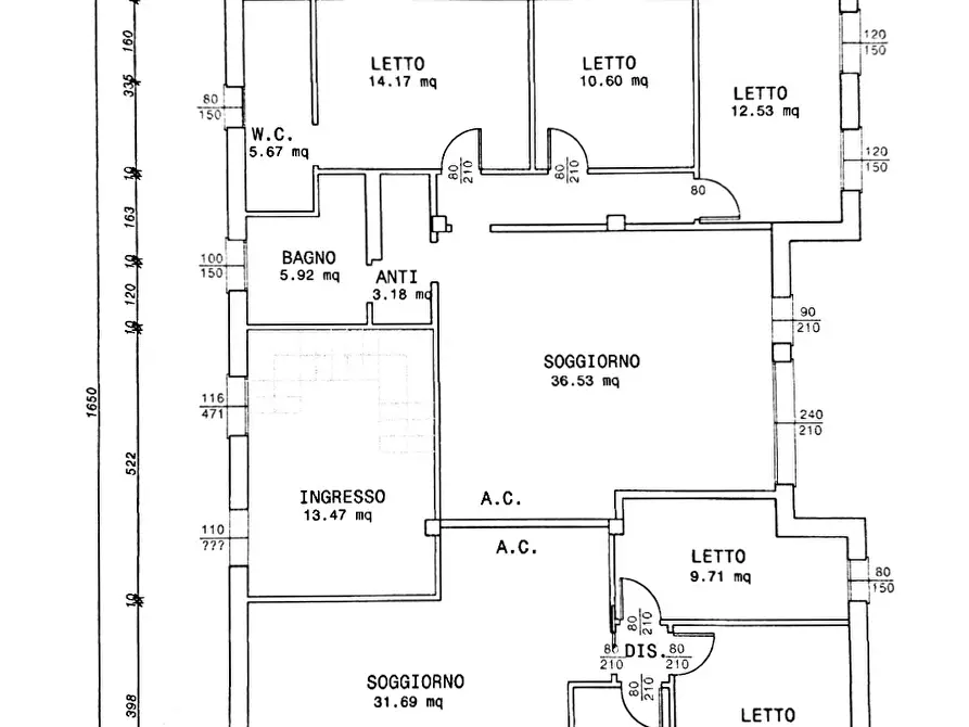 Immagine 6 di Quadrilocale in vendita  in Via Amerigo Vespucci 9A a Rovigo