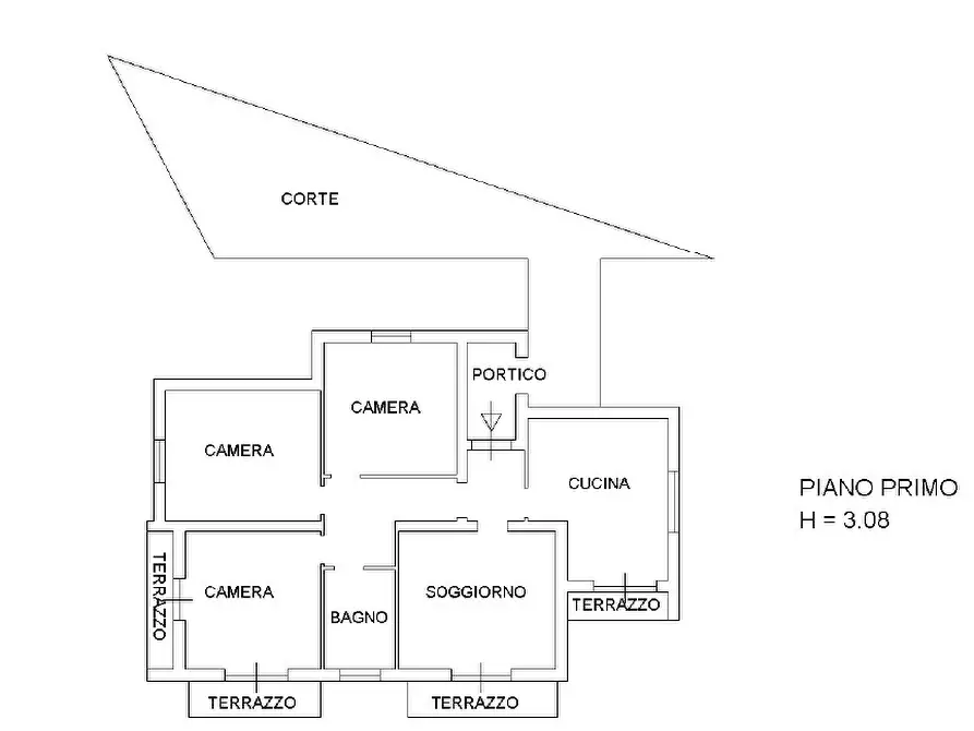 Immagine 67 di Porzione di casa in vendita  in SP23 683 a Castelnuovo Magra