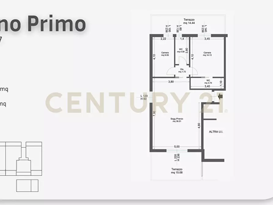 Immagine 8 di Quadrilocale in vendita  in Via Bolivia 18 a Grosseto