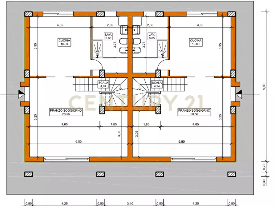 Immagine 62 di Villa in vendita  in Via Ruggero Leoncavallo 7 a Aci Sant'antonio