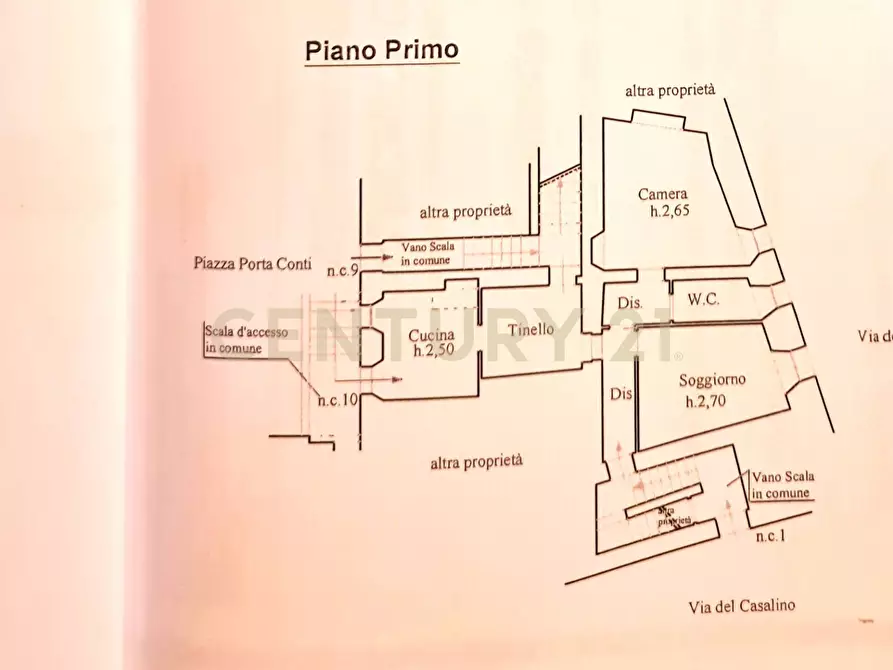 Immagine 11 di Pentalocale in vendita  in via del casalino 1-9-10 a Civitella Paganico