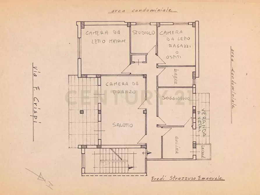 Immagine 26 di Appartamento in vendita  in Via Francesco Crispi 2 a Caltagirone