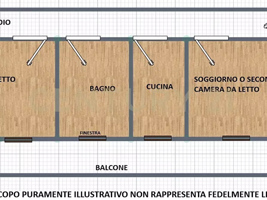 Immagine 19 di Appartamento in vendita  in Via delle Robinie 4 a Catania