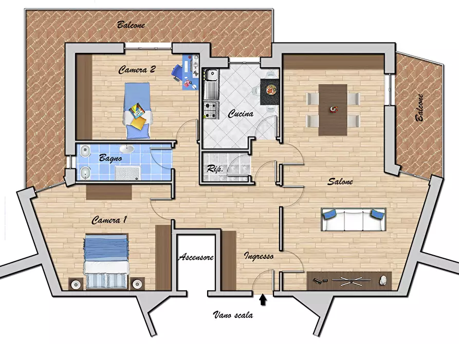 Immagine 60 di Quadrilocale in vendita  in VIA SANT'ALBERTO 13 a Genova