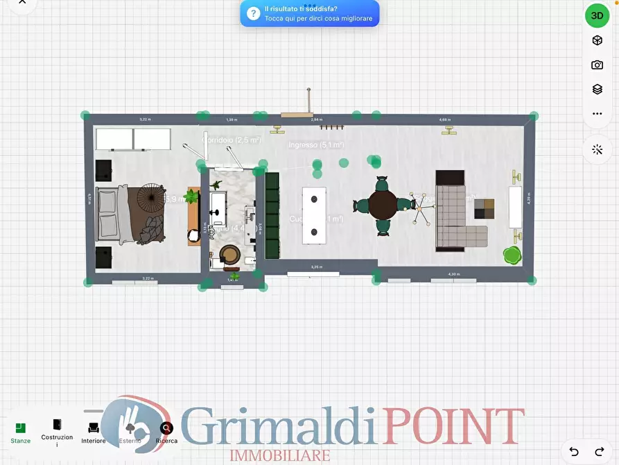 Immagine 20 di Bilocale in vendita  in Viale Giovanni Paolo II 25 a Lecce